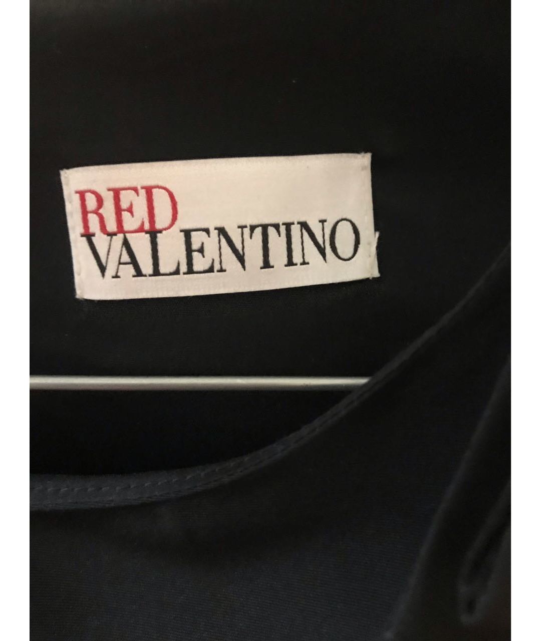 RED VALENTINO Черное полиэстеровое вечернее платье, фото 3