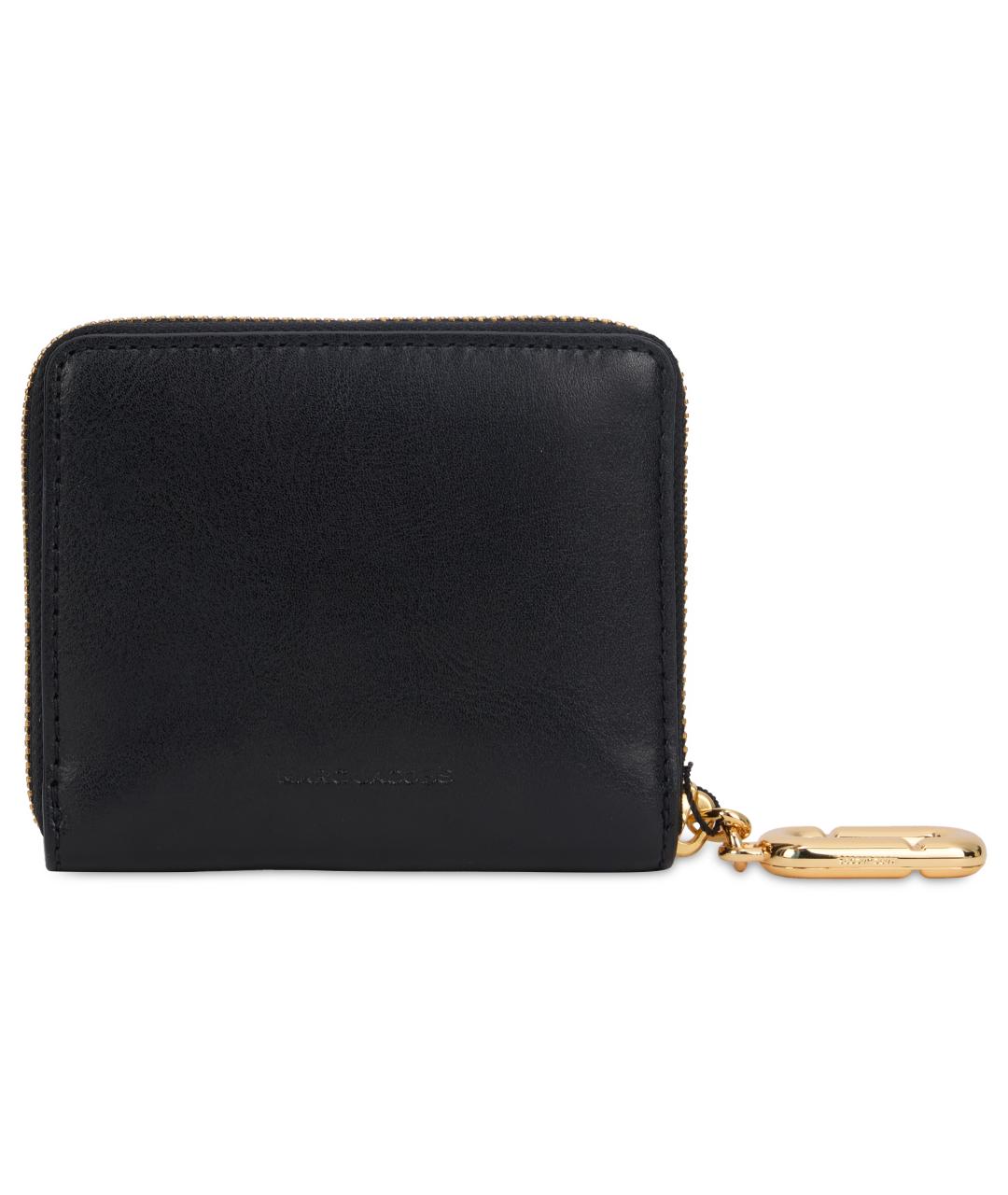 MARC JACOBS Черный кожаный кошелек, фото 3