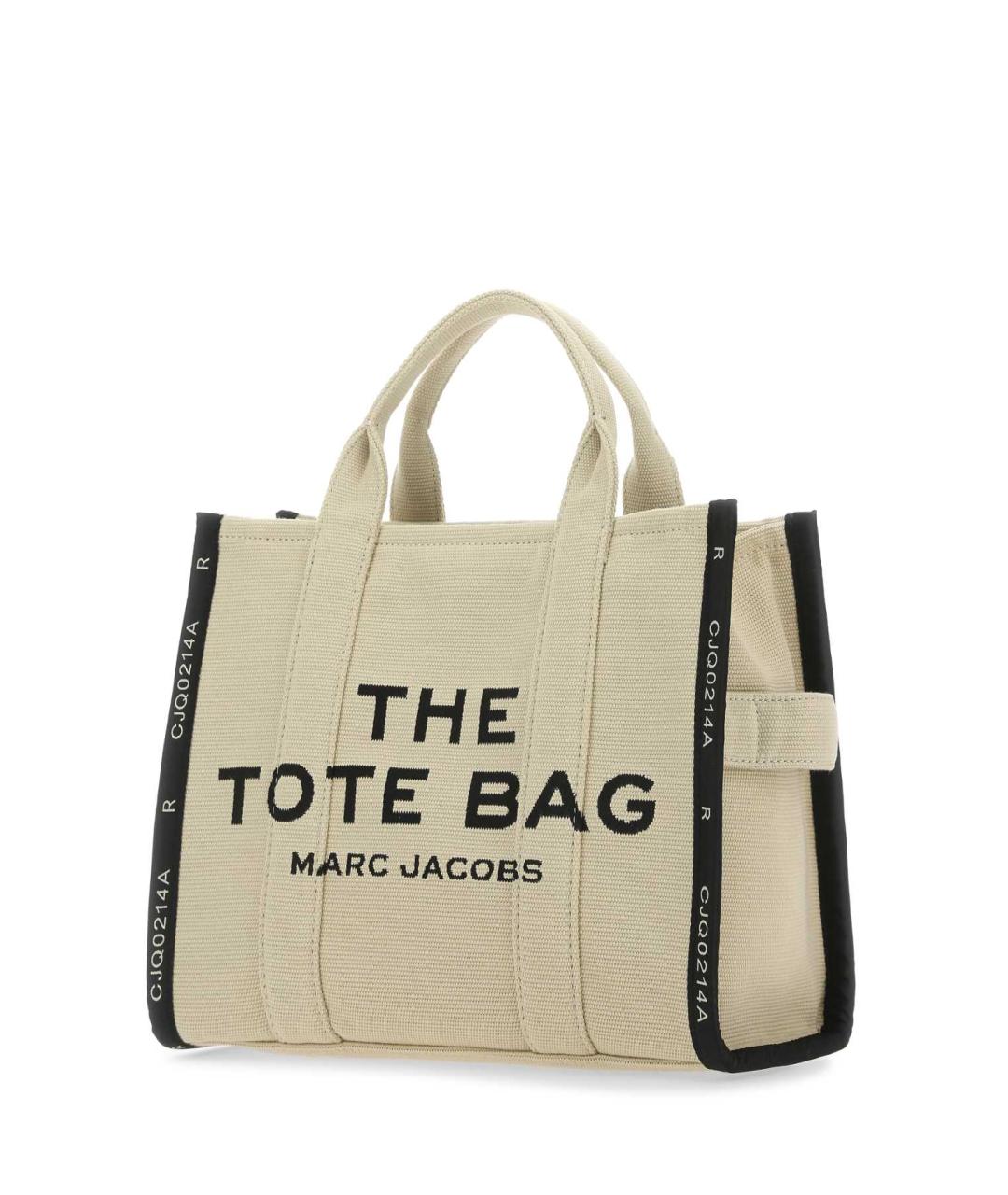 MARC JACOBS Бежевая тканевая сумка тоут, фото 2