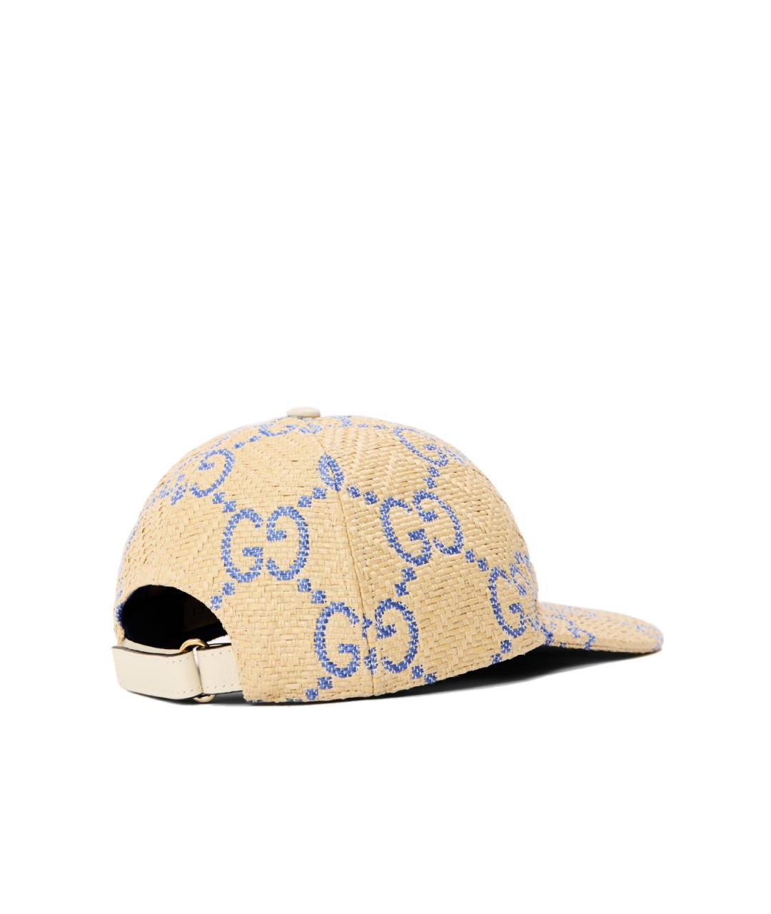 GUCCI Бежевая кепка, фото 2