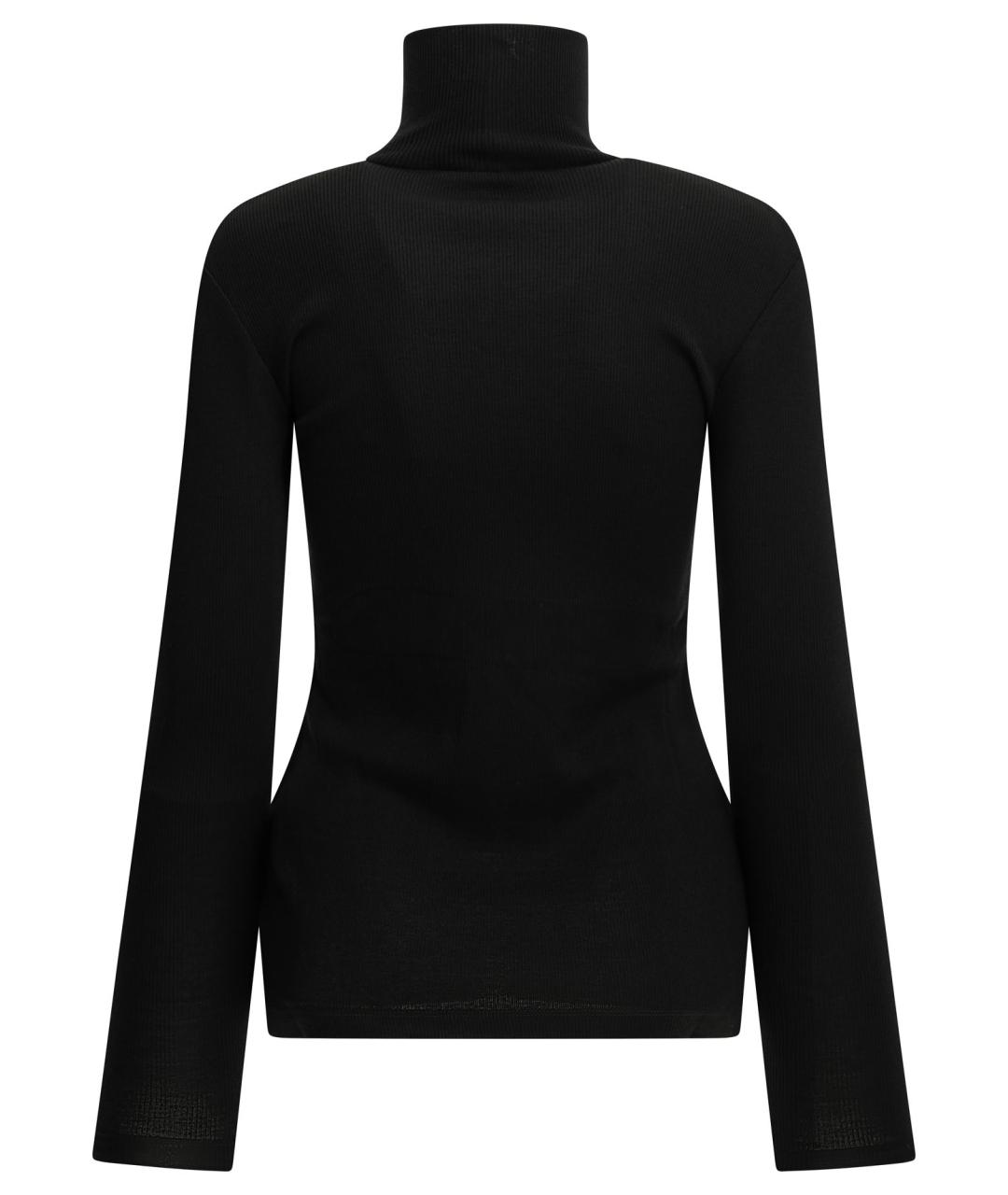 MAX MARA Черная шерстяная водолазка, фото 2