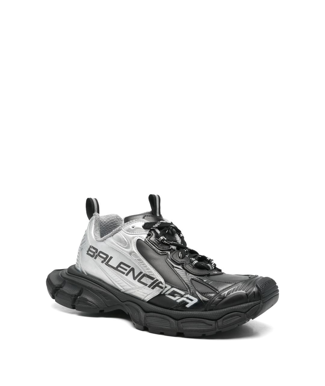 BALENCIAGA Мульти текстильные низкие кроссовки / кеды, фото 3