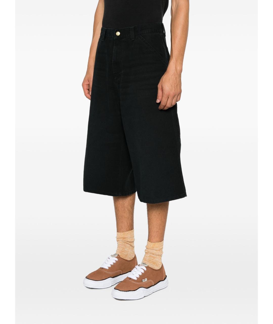 CARHARTT WIP Черные хлопковые шорты, фото 3