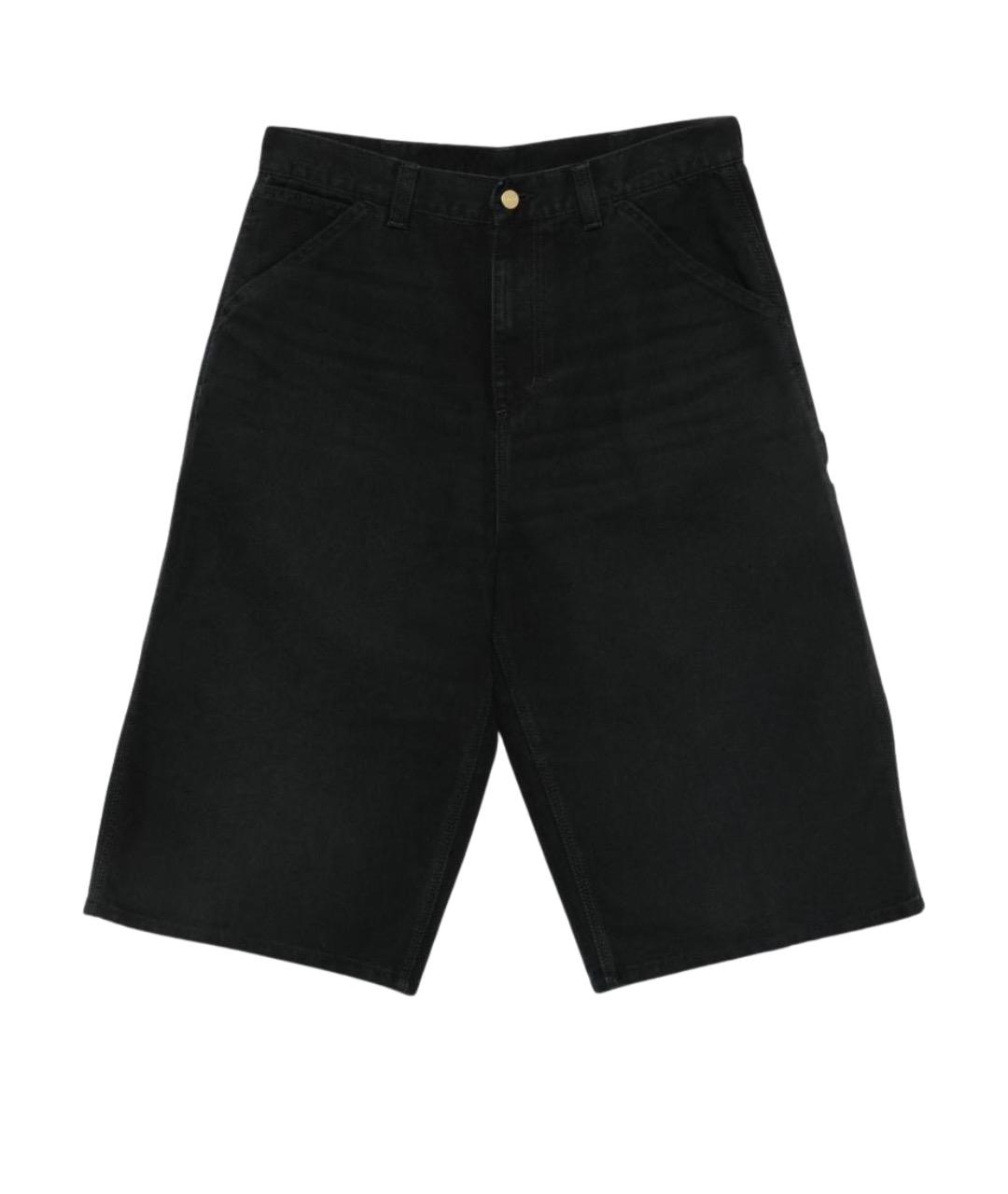 CARHARTT WIP Черные хлопковые шорты, фото 1