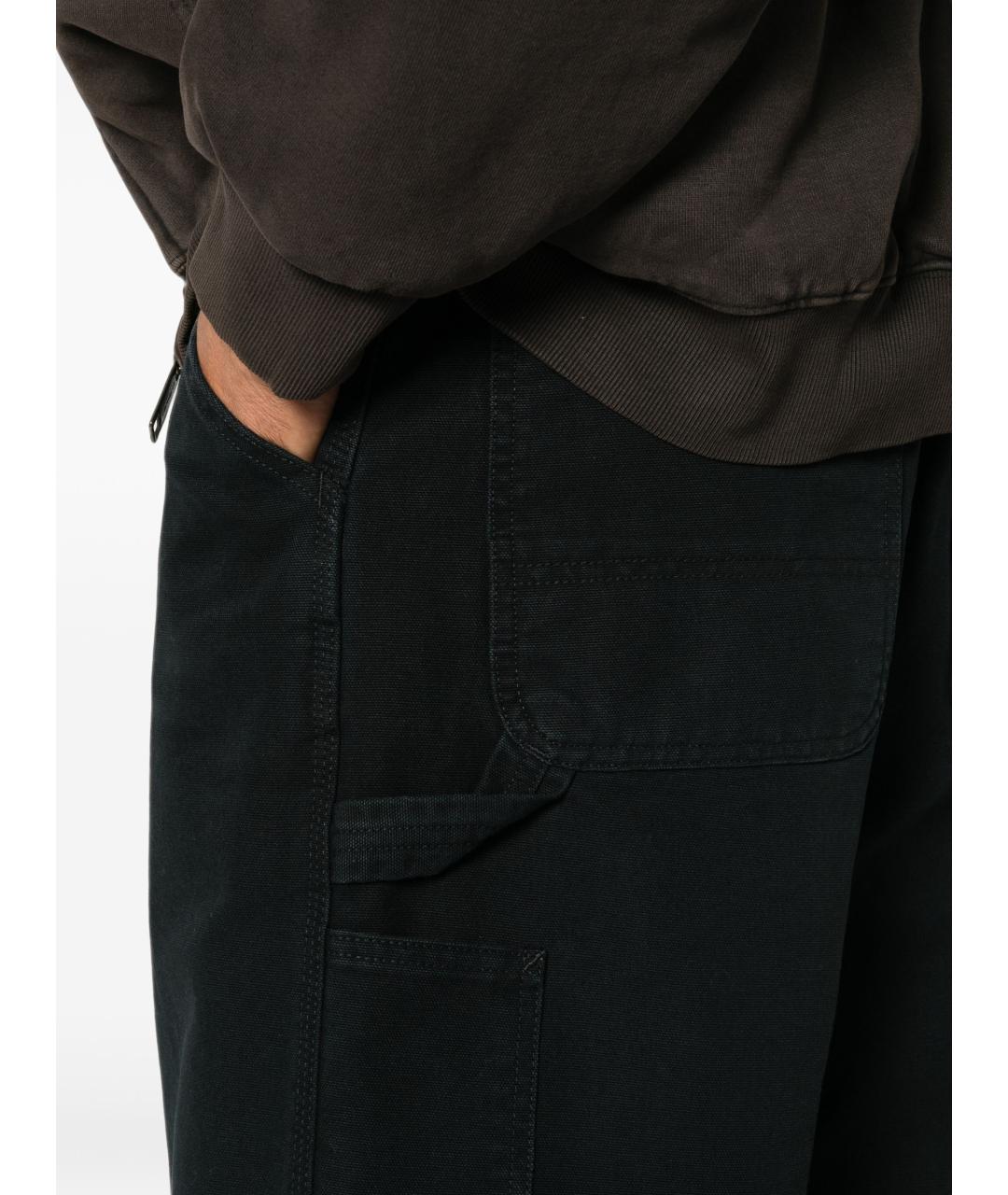 CARHARTT WIP Черные хлопковые шорты, фото 4