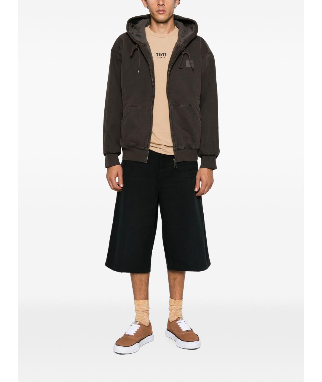 CARHARTT WIP Черные хлопковые шорты, фото 2