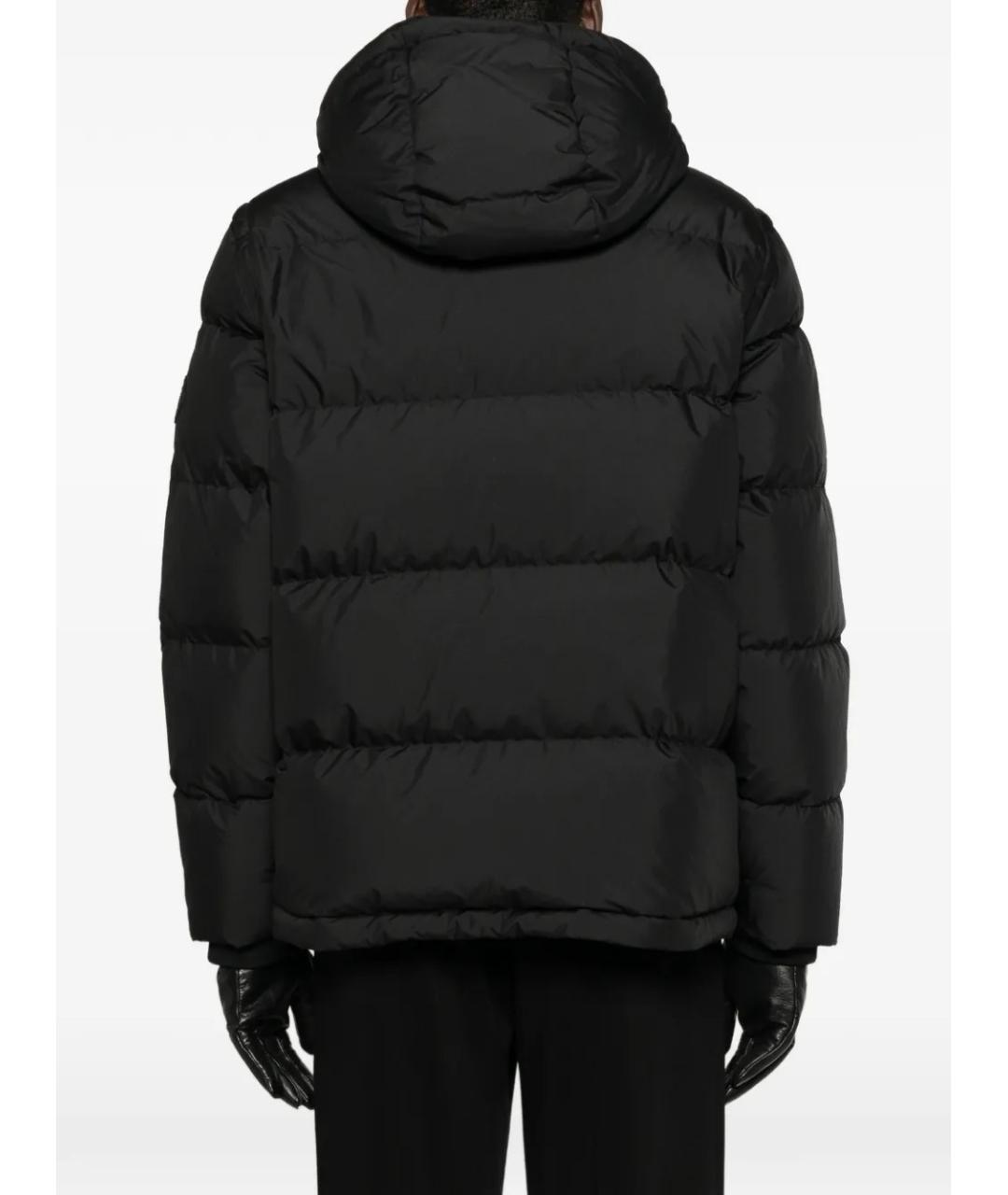 BURBERRY Черный полиэстеровый пуховик, фото 4