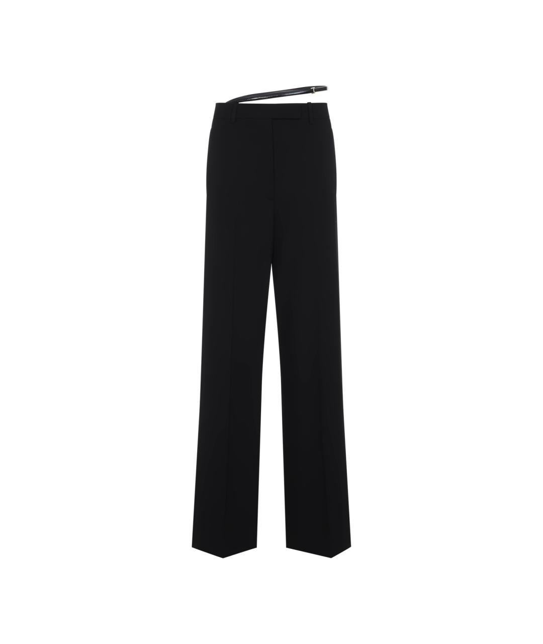 TOM FORD Черные шерстяные прямые брюки, фото 5