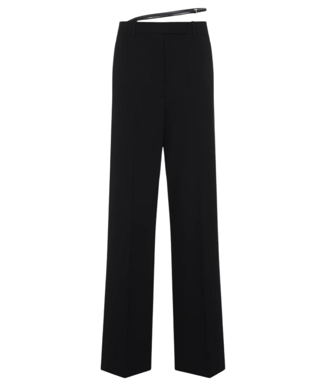 TOM FORD Черные шерстяные прямые брюки, фото 1