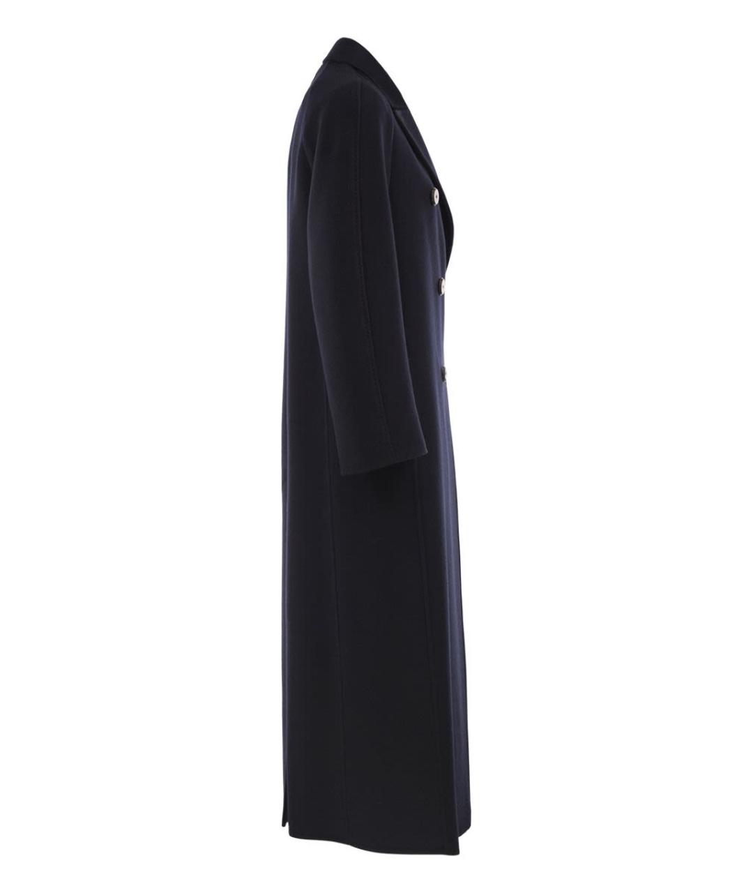 MAX MARA Темно-синее кашемировое пальто, фото 3