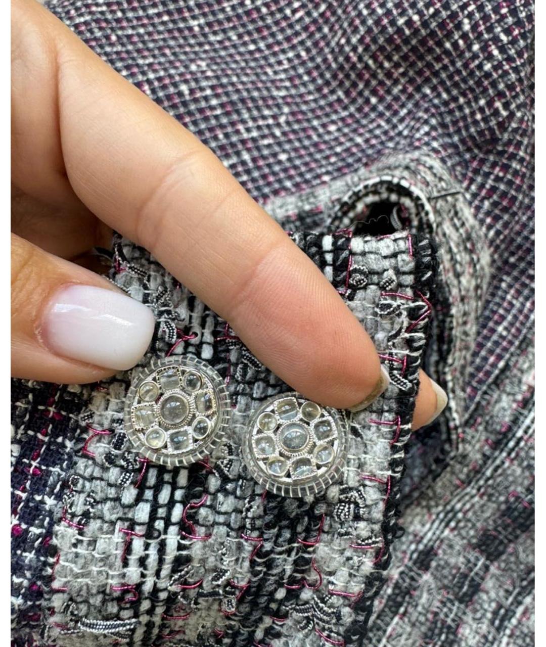 CHANEL Мульти льняное повседневное платье, фото 4