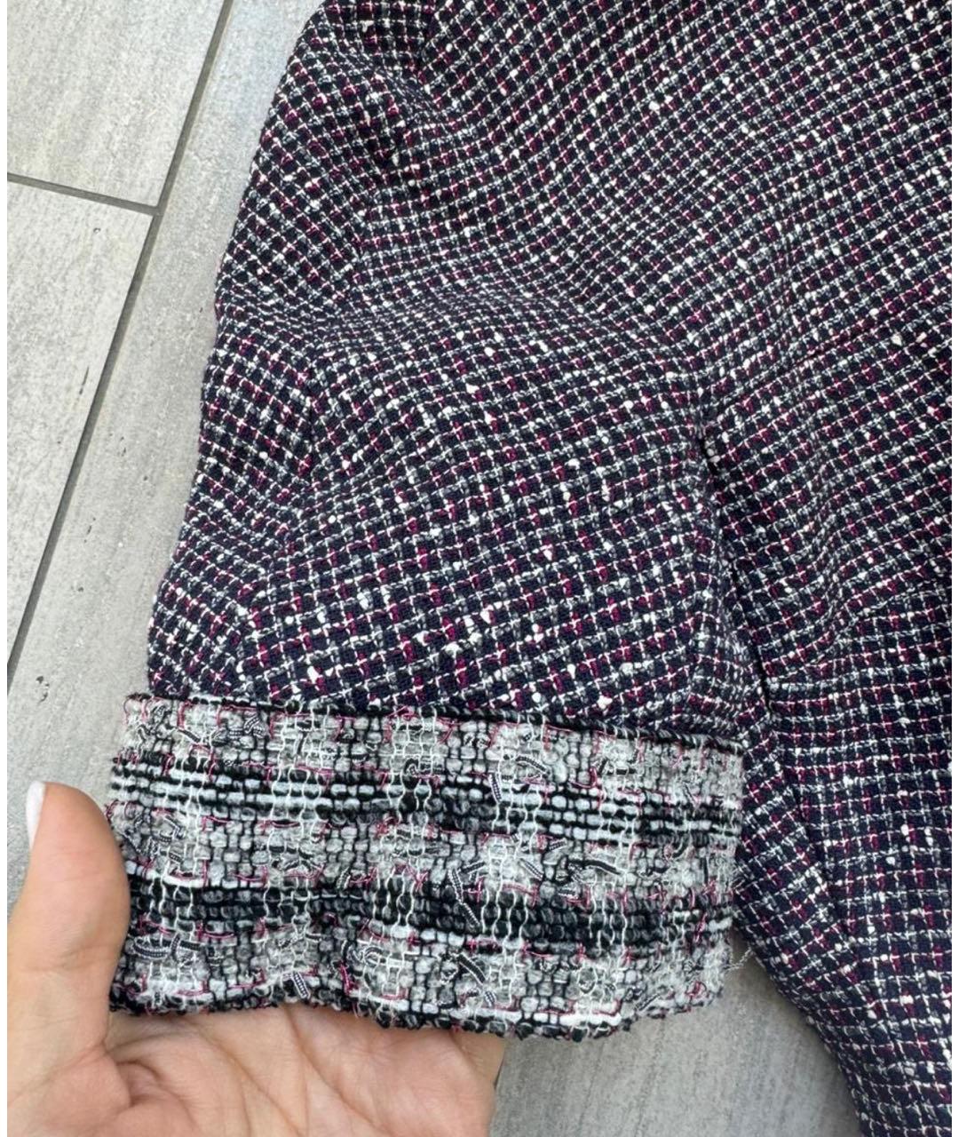 CHANEL Мульти льняное повседневное платье, фото 3