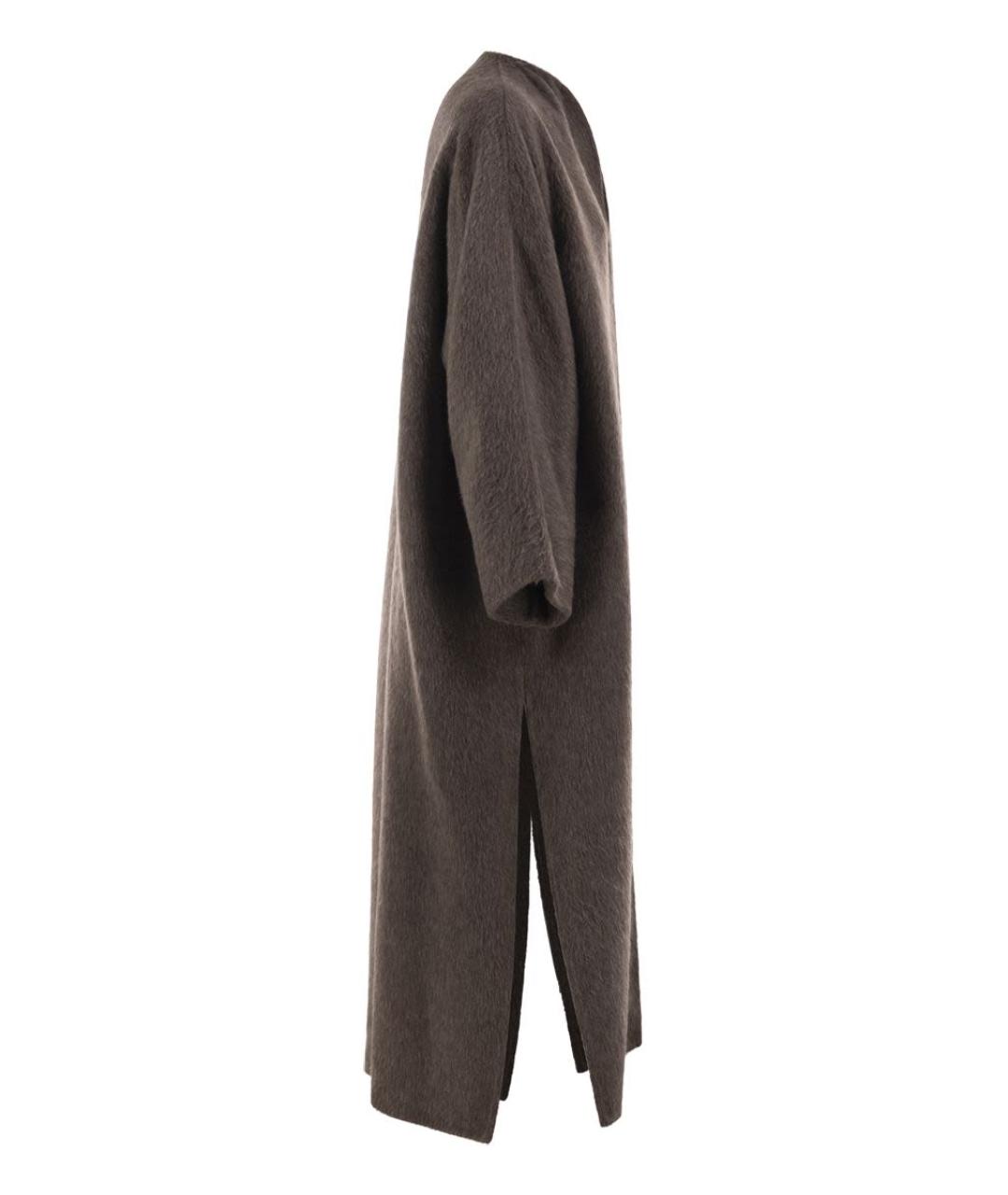 MAX MARA Коричневое шерстяное пальто, фото 3