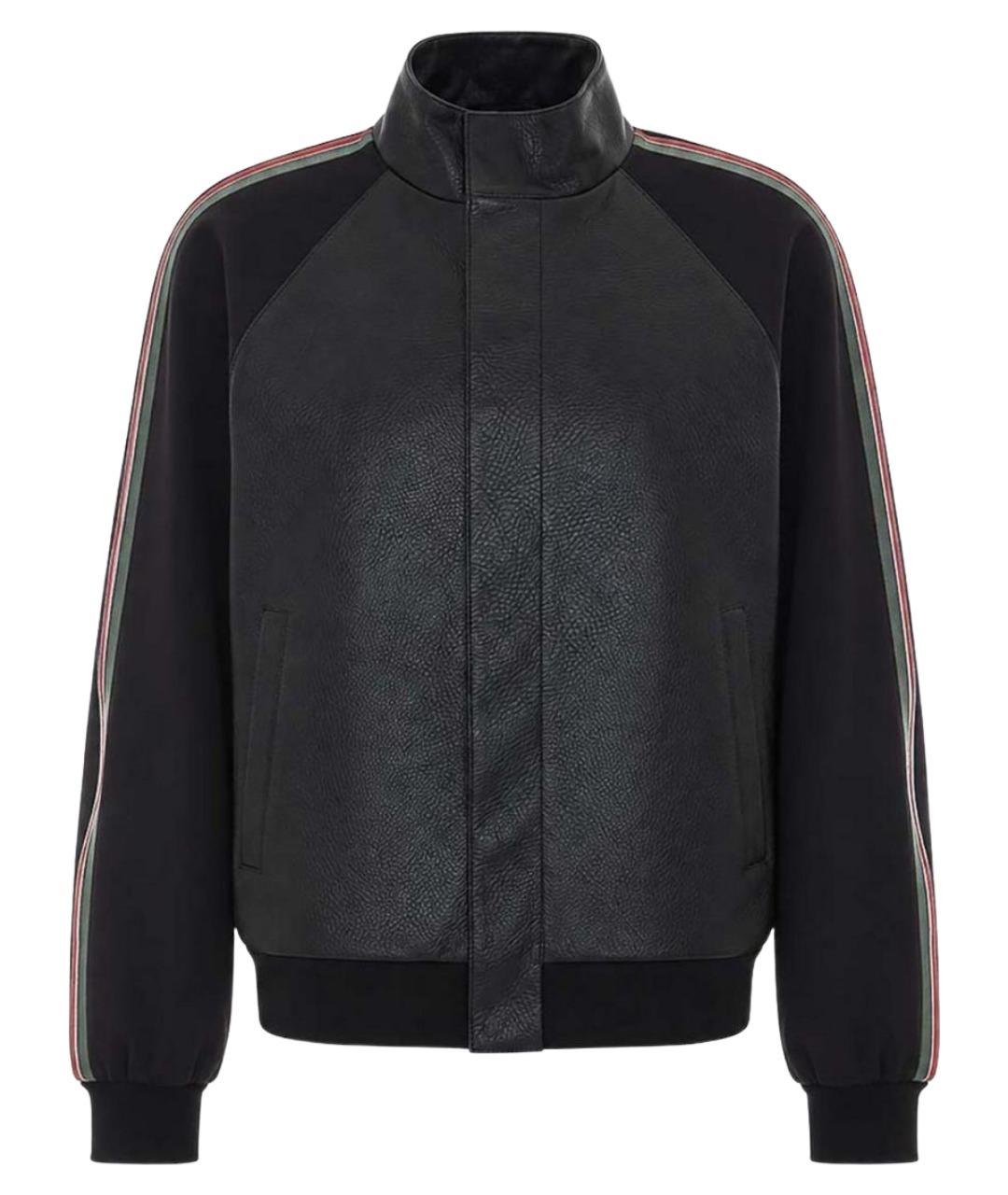 GUCCI Черная кожаная куртка, фото 1