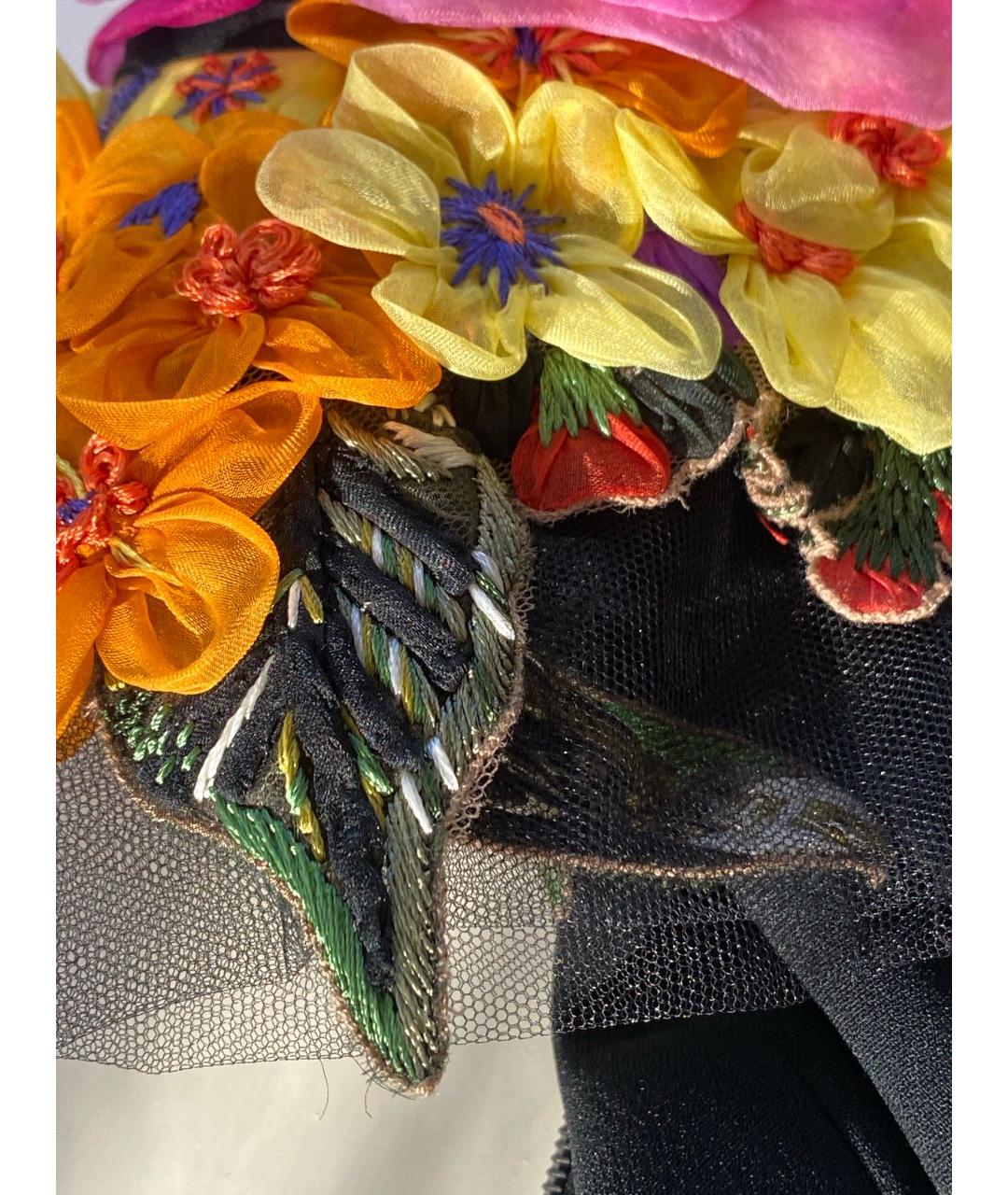 DOLCE&GABBANA Черное полиамидовое коктейльное платье, фото 5