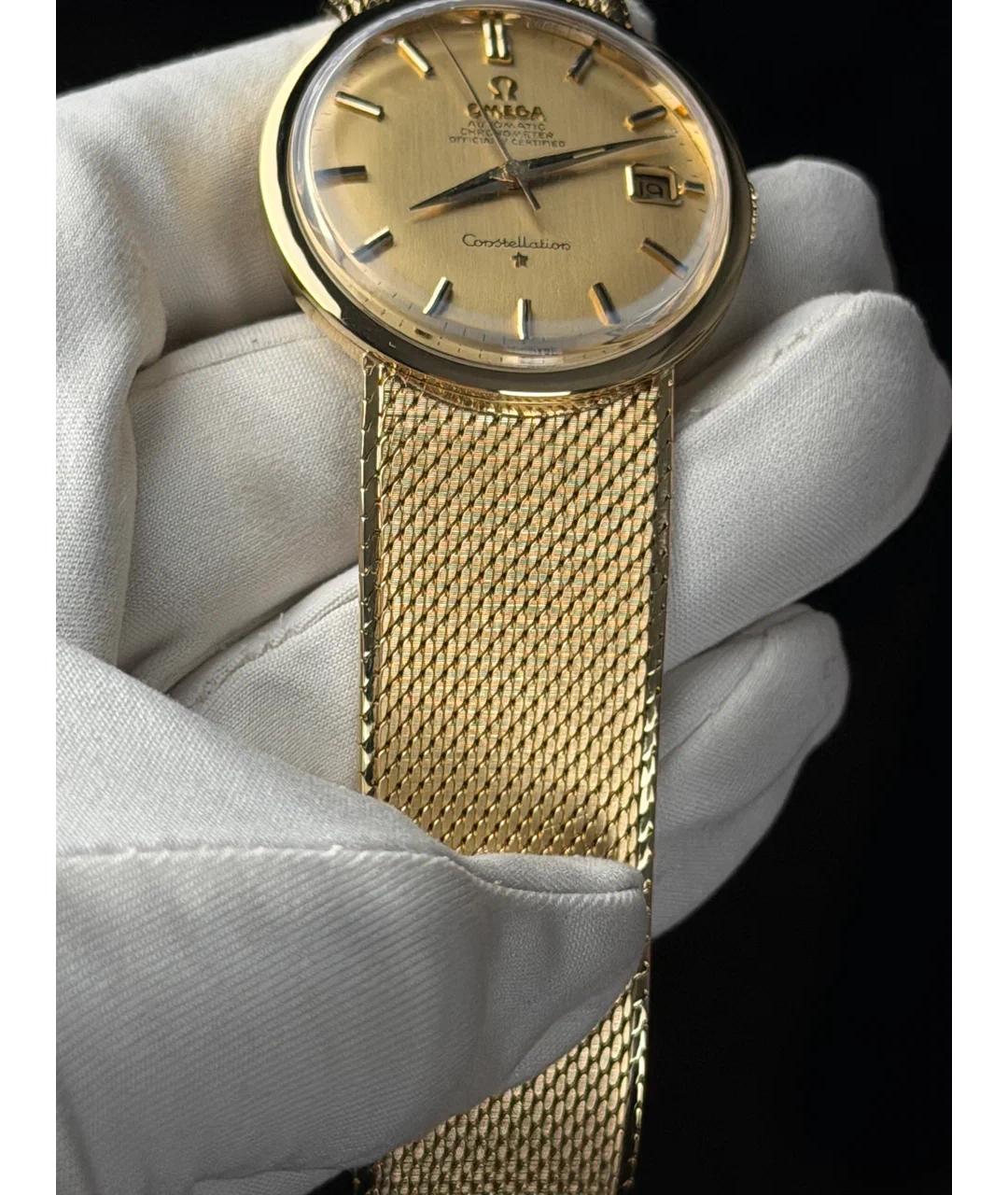 OMEGA Золотые часы из желтого золота, фото 5