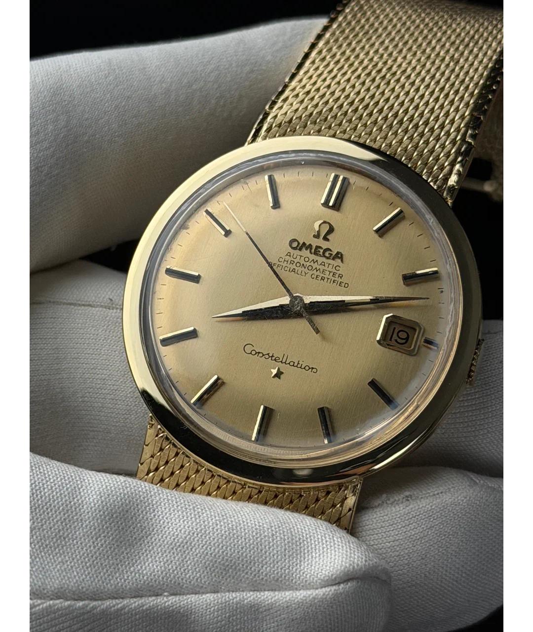 OMEGA Золотые часы из желтого золота, фото 3
