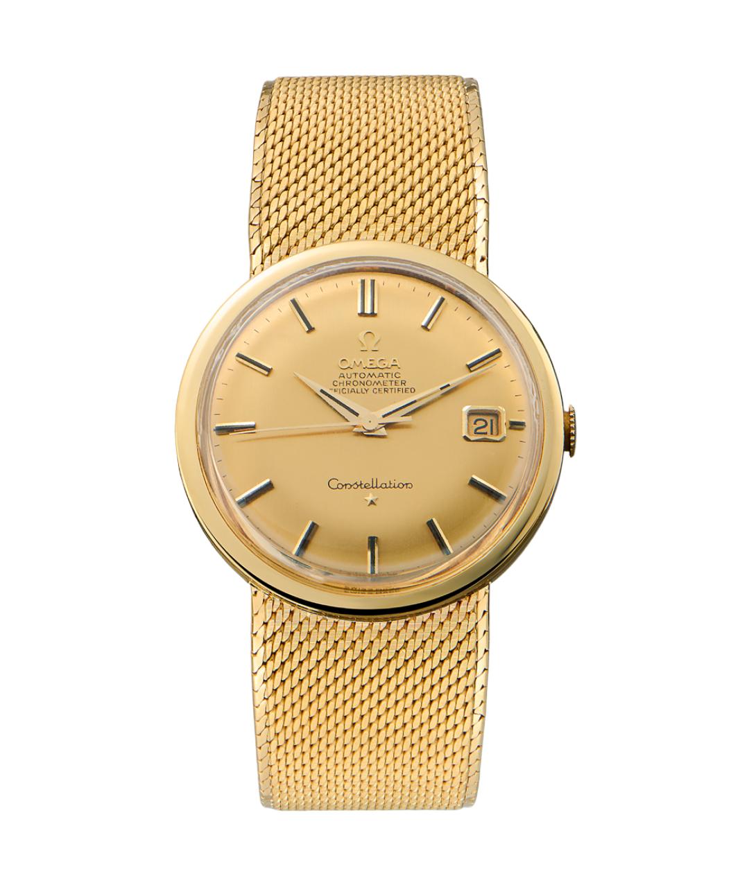 OMEGA Золотые часы из желтого золота, фото 8