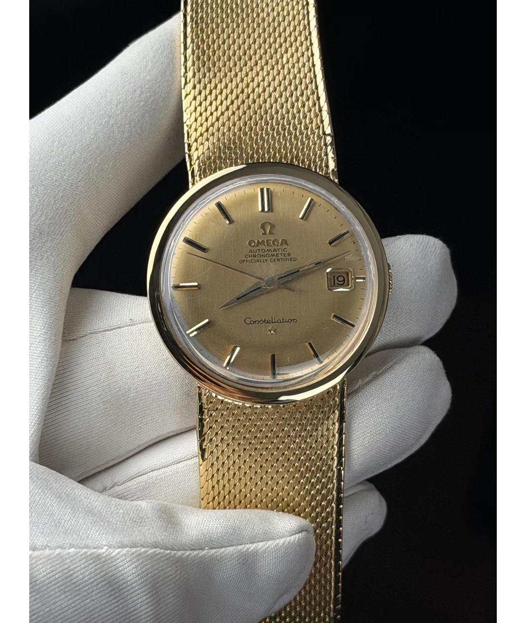 OMEGA Золотые часы из желтого золота, фото 2