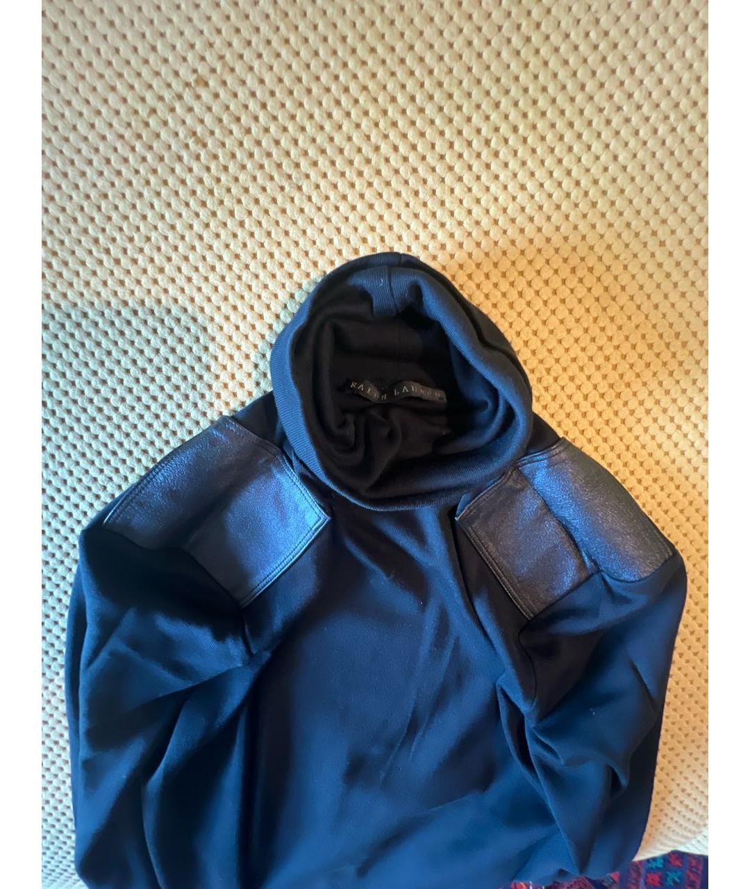 RALPH LAUREN Черная хлопковая водолазка, фото 4