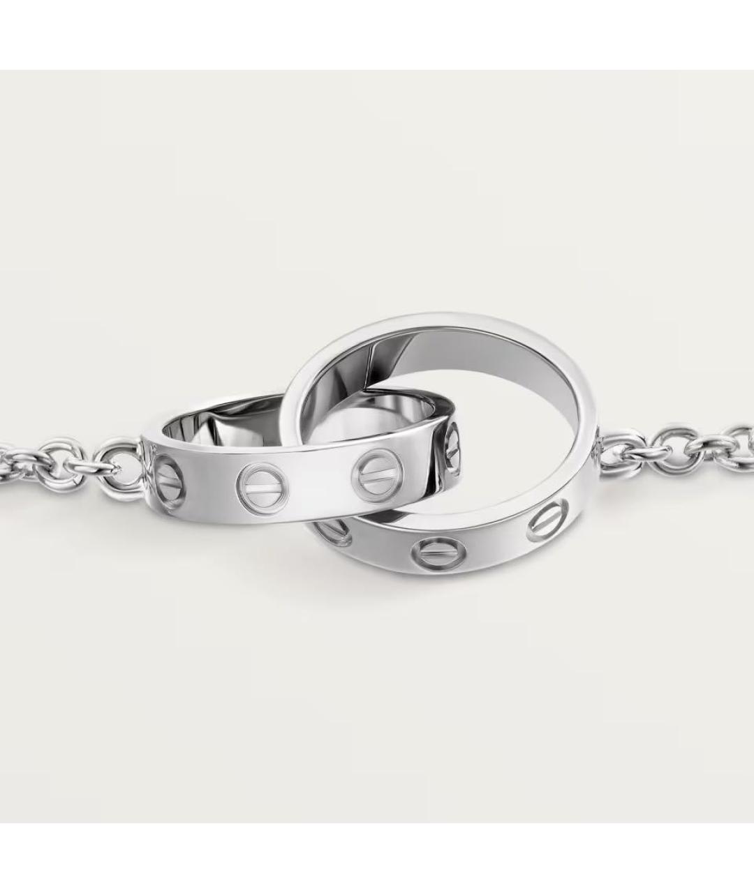CARTIER Серебряный браслет из белого золота, фото 3
