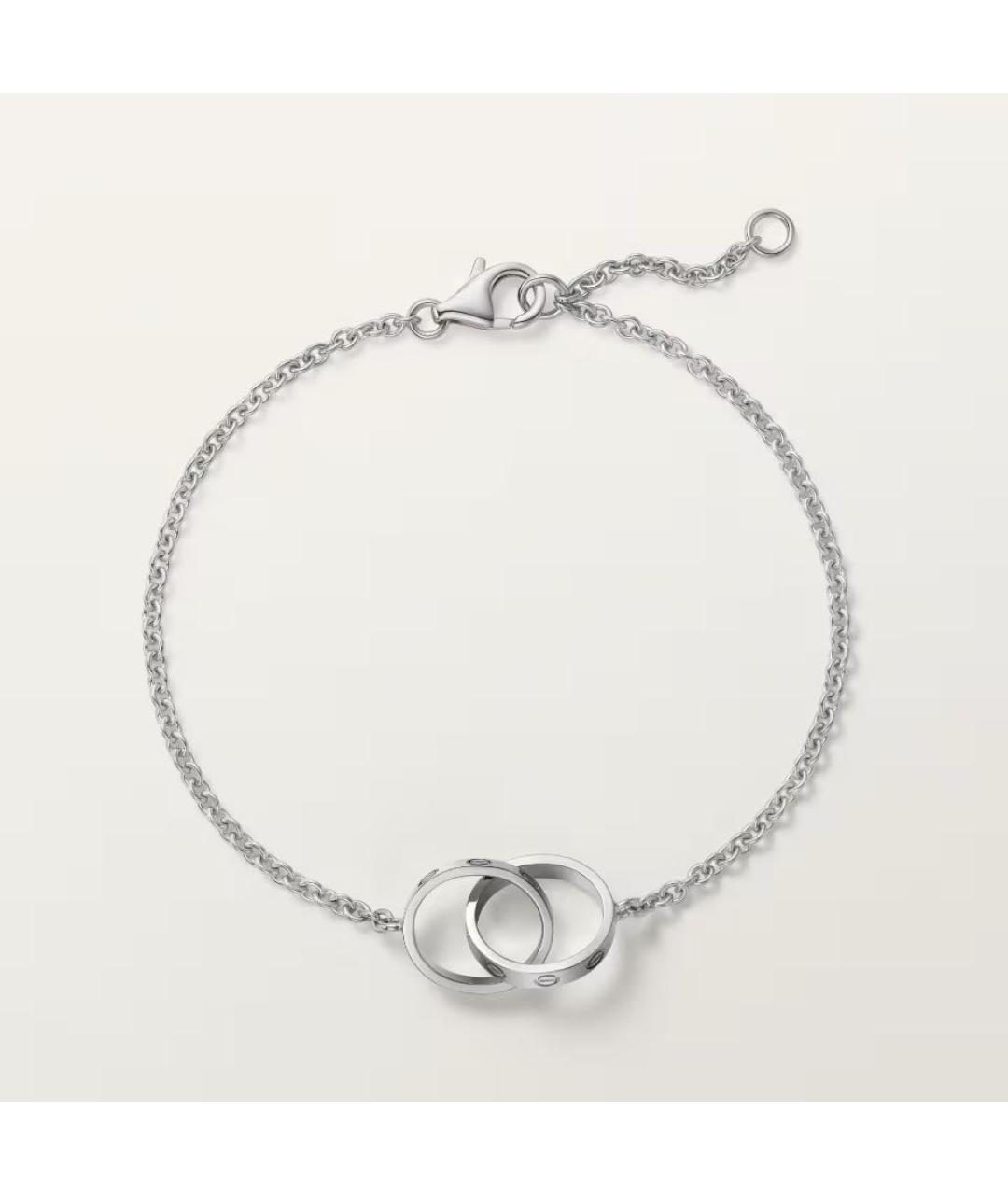 CARTIER Серебряный браслет из белого золота, фото 2