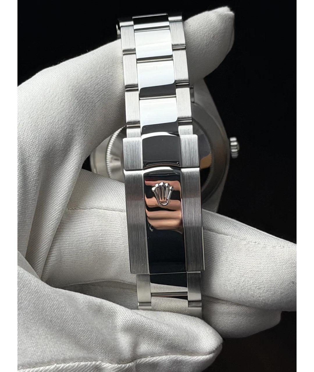 ROLEX Синие металлические часы, фото 6
