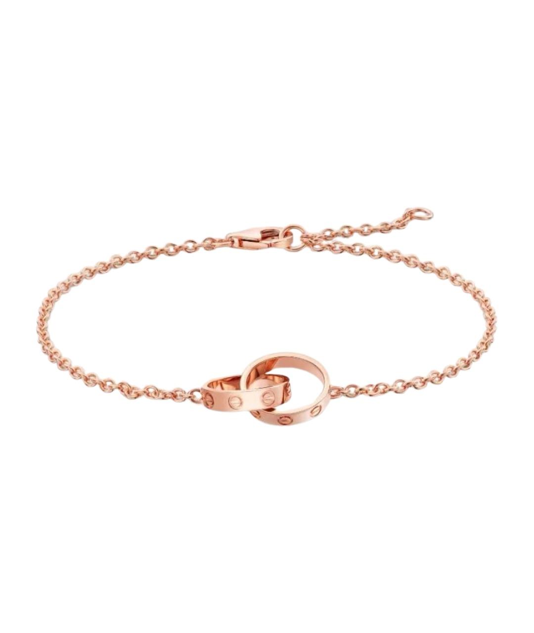 CARTIER Розовый браслет из розового золота, фото 1