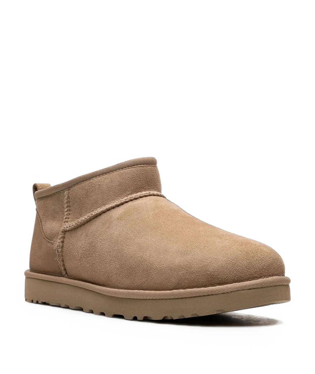 UGG Бежевые замшевые полусапоги, фото 2