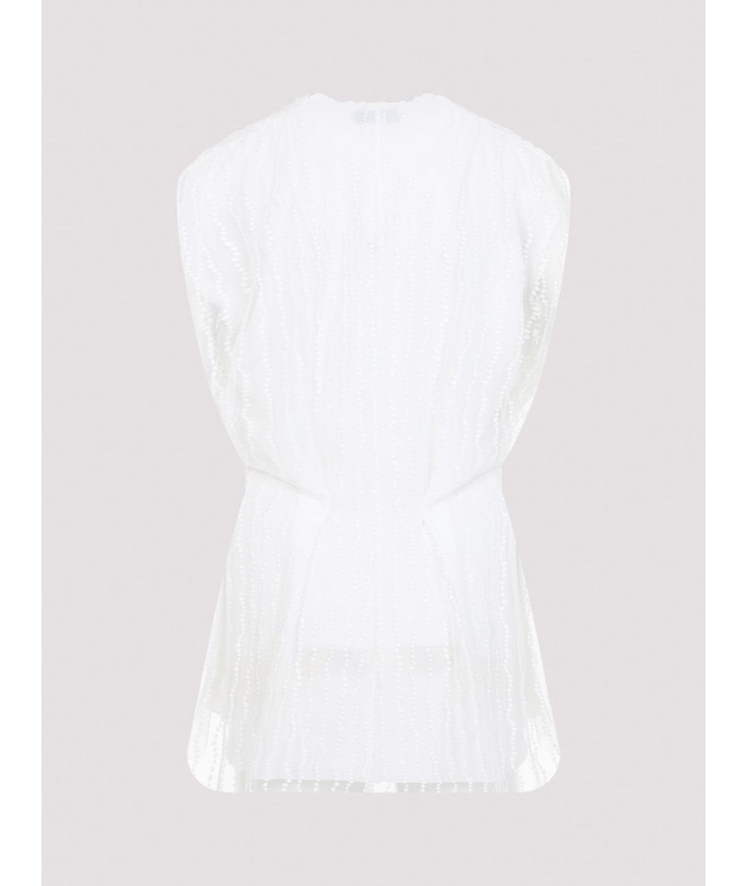 ALBERTA FERRETTI Белая полиэстеровая майка, фото 2