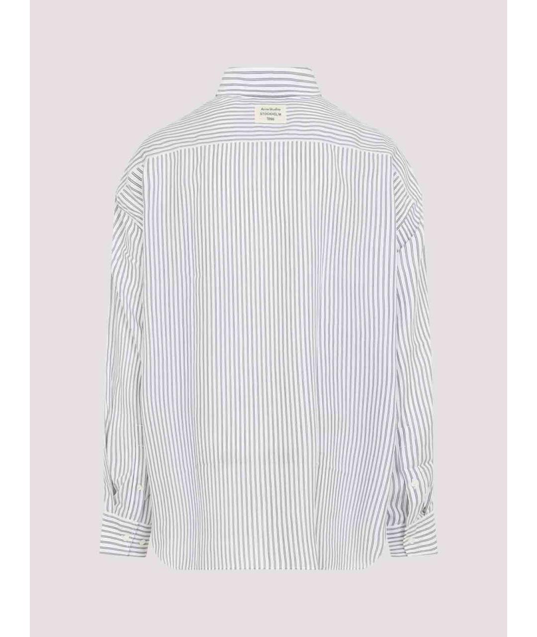 ACNE STUDIOS Белая хлопковая кэжуал рубашка, фото 2
