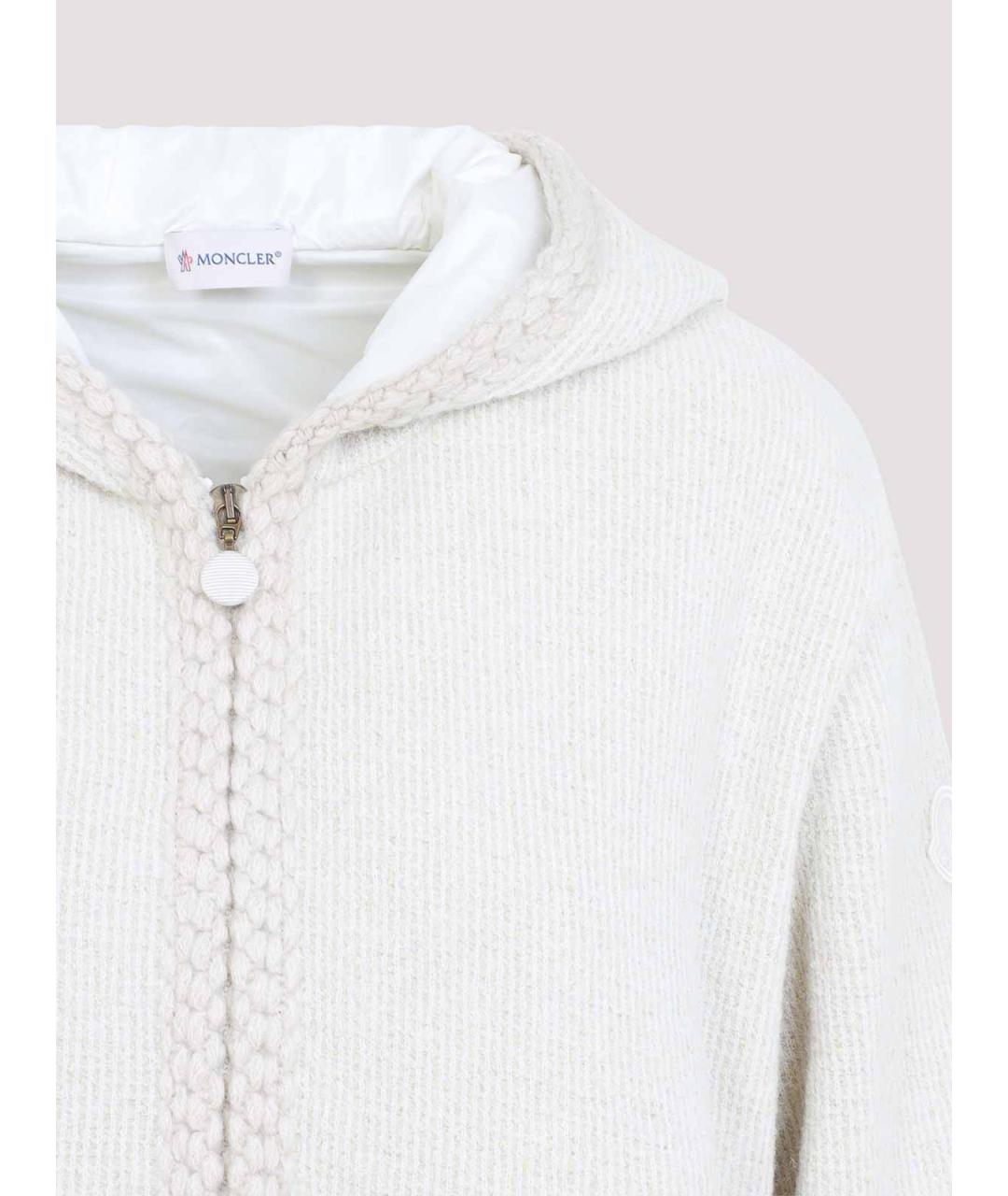 MONCLER Белый кардиган, фото 3