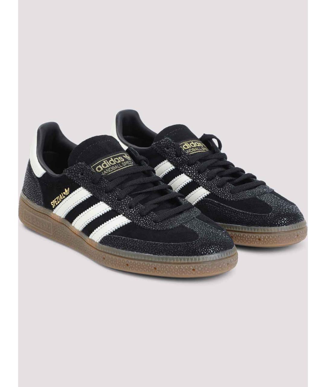 ADIDAS Черные замшевые кеды, фото 3