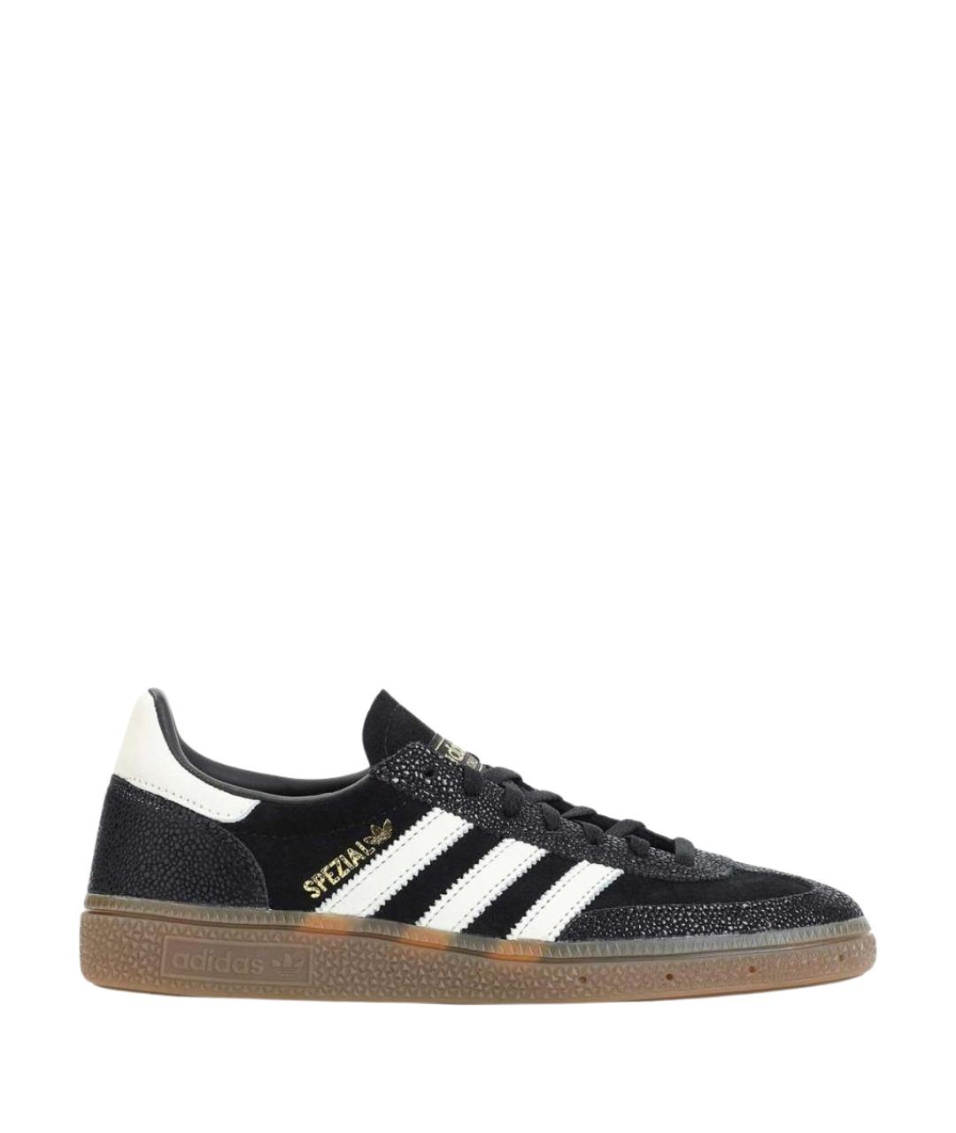 ADIDAS Черные замшевые кеды, фото 1