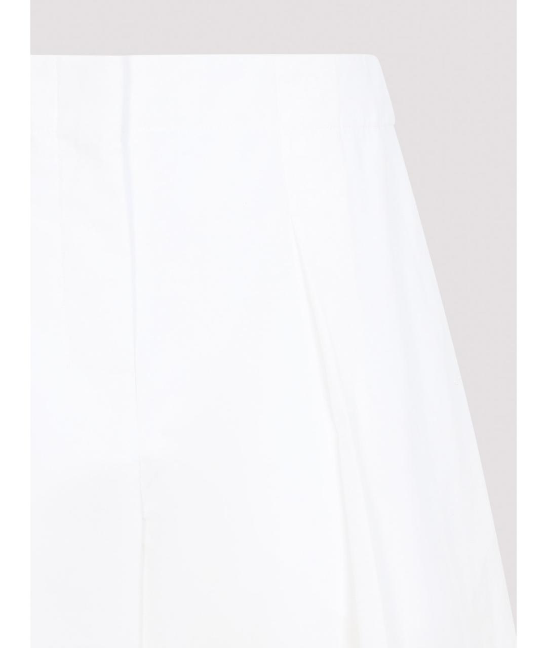 JACQUEMUS Белые полиэстеровые брюки широкие, фото 3
