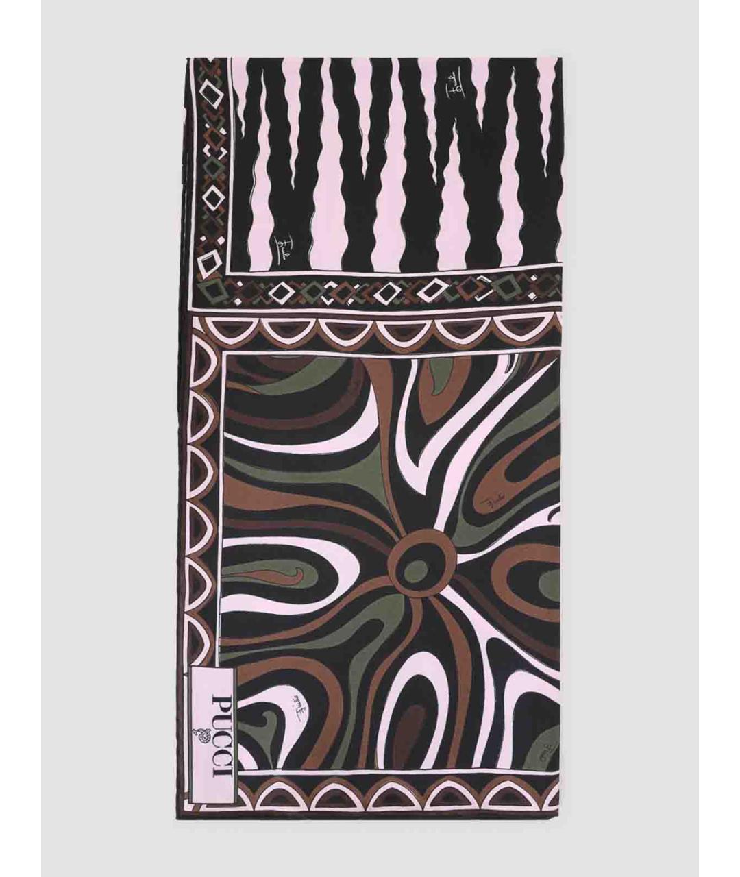 EMILIO PUCCI Мульти шелковый платок, фото 2