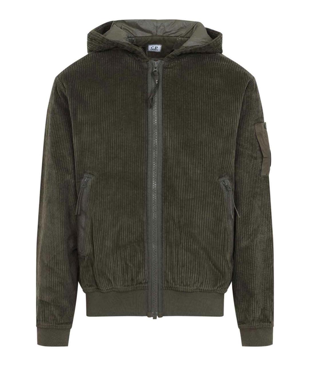 CP COMPANY Зеленый хлопковый джемпер / свитер, фото 1
