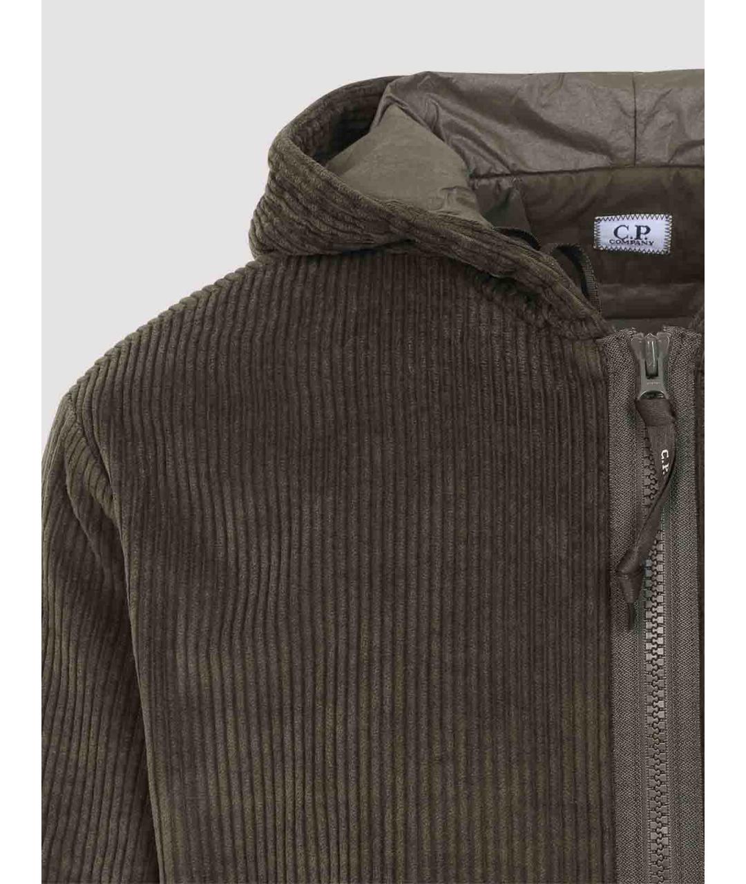 CP COMPANY Зеленый хлопковый джемпер / свитер, фото 3