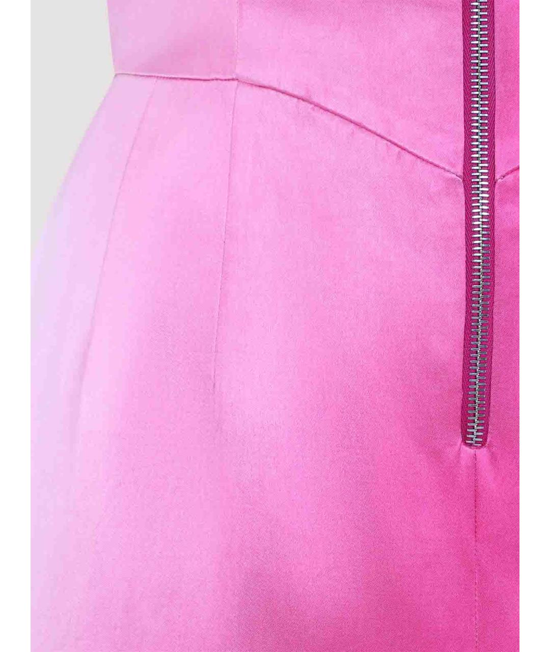 PRADA Фуксия вискозное платье, фото 4