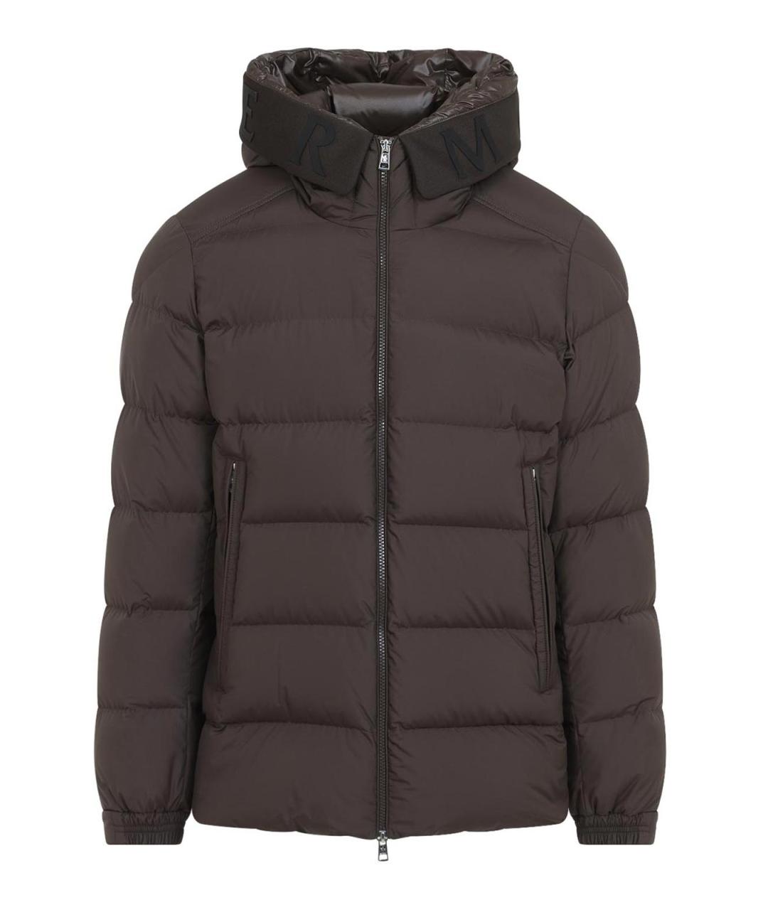 MONCLER Коричневая куртка, фото 1