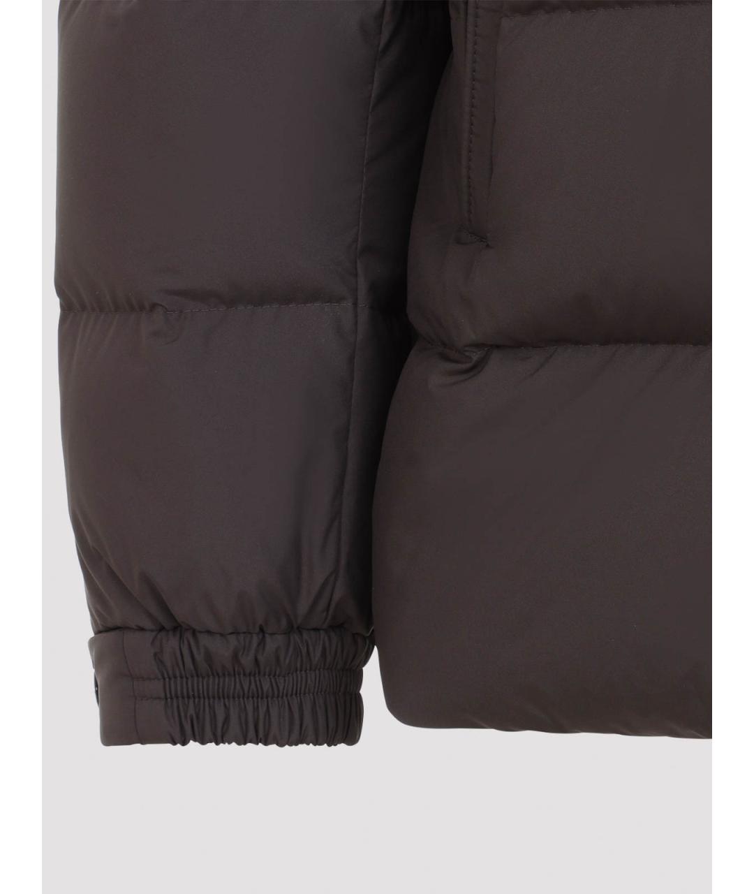 MONCLER Коричневая куртка, фото 3
