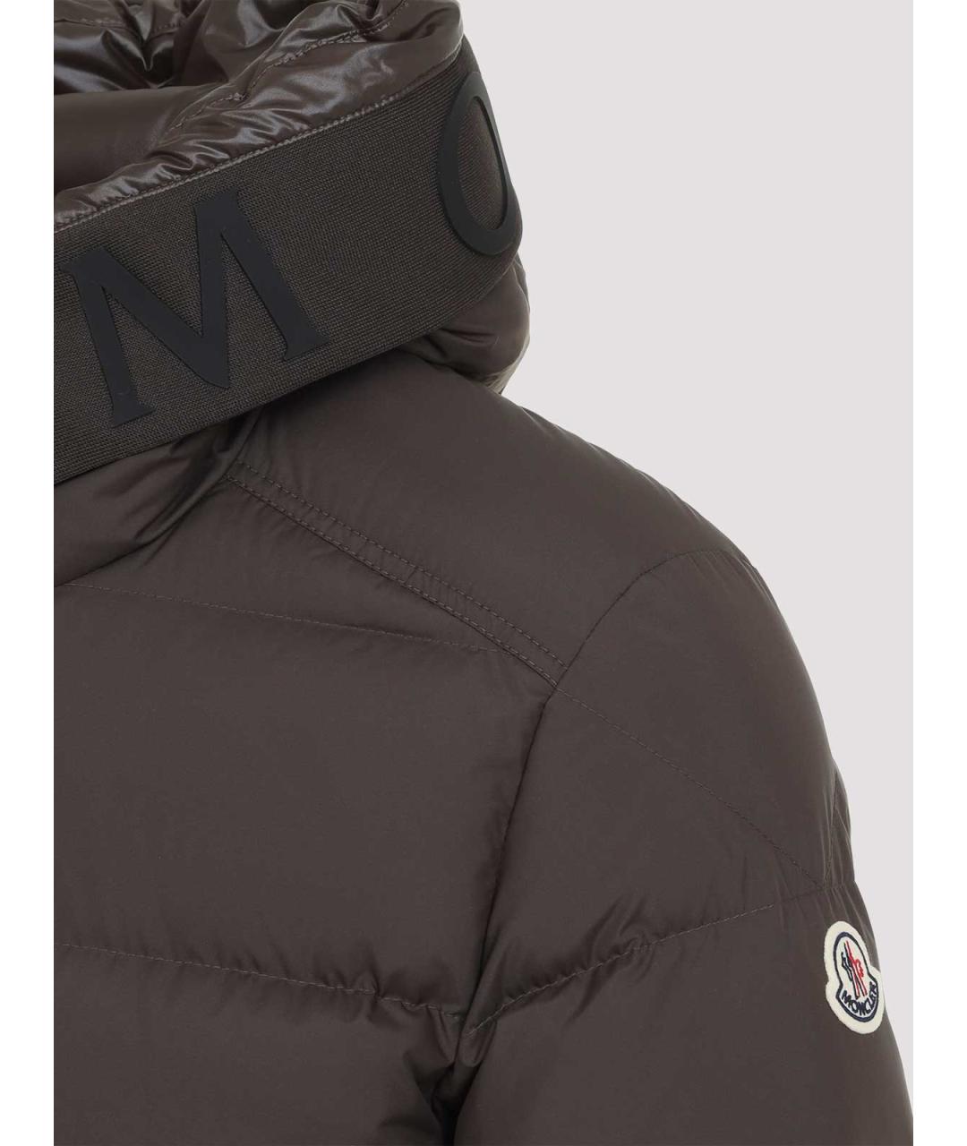 MONCLER Коричневая куртка, фото 4