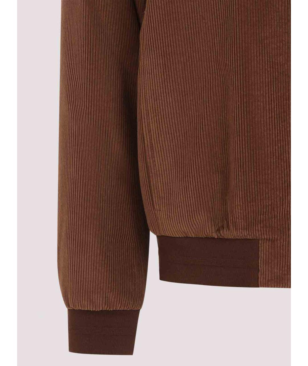 CANALI Коричневая хлопковая куртка, фото 3
