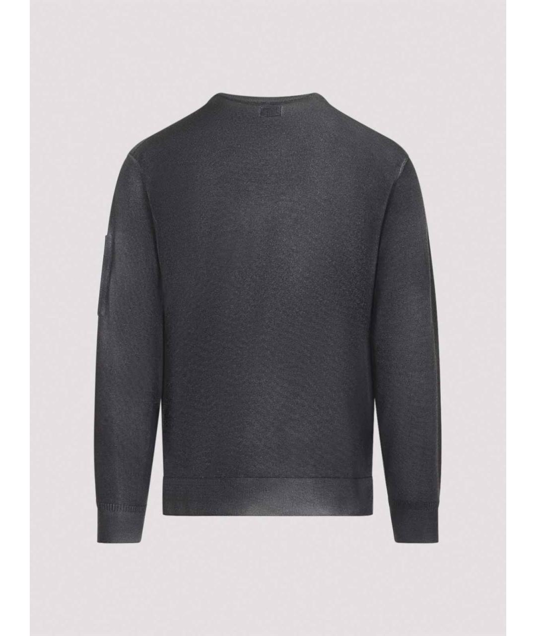 CP COMPANY Серый шерстяной джемпер / свитер, фото 2