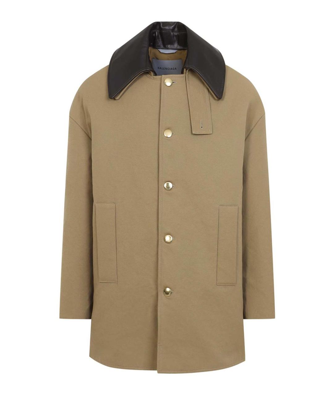 BALENCIAGA Бежевая хлопковая куртка, фото 1