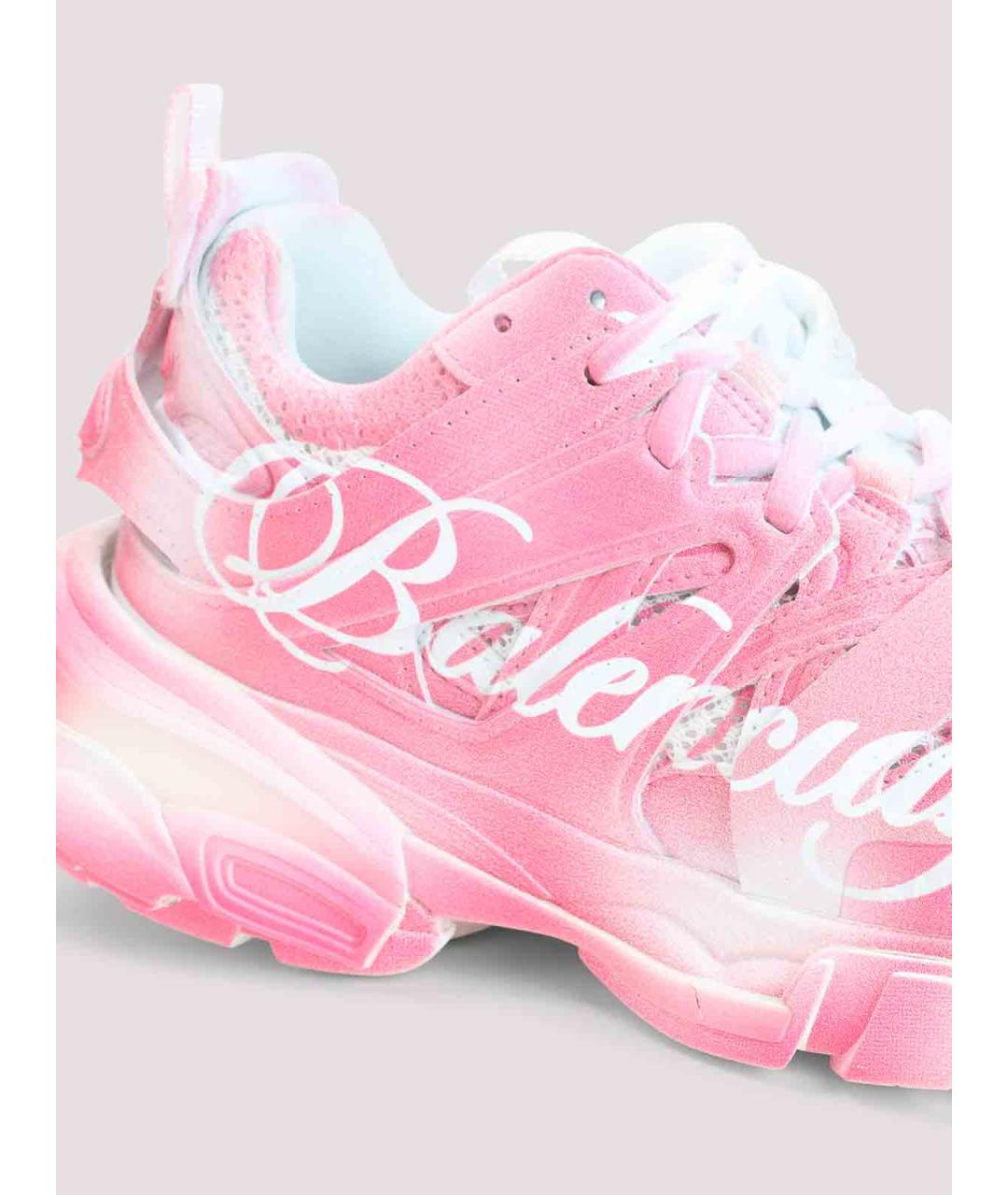 BALENCIAGA Розовые синтетические кроссовки, фото 4