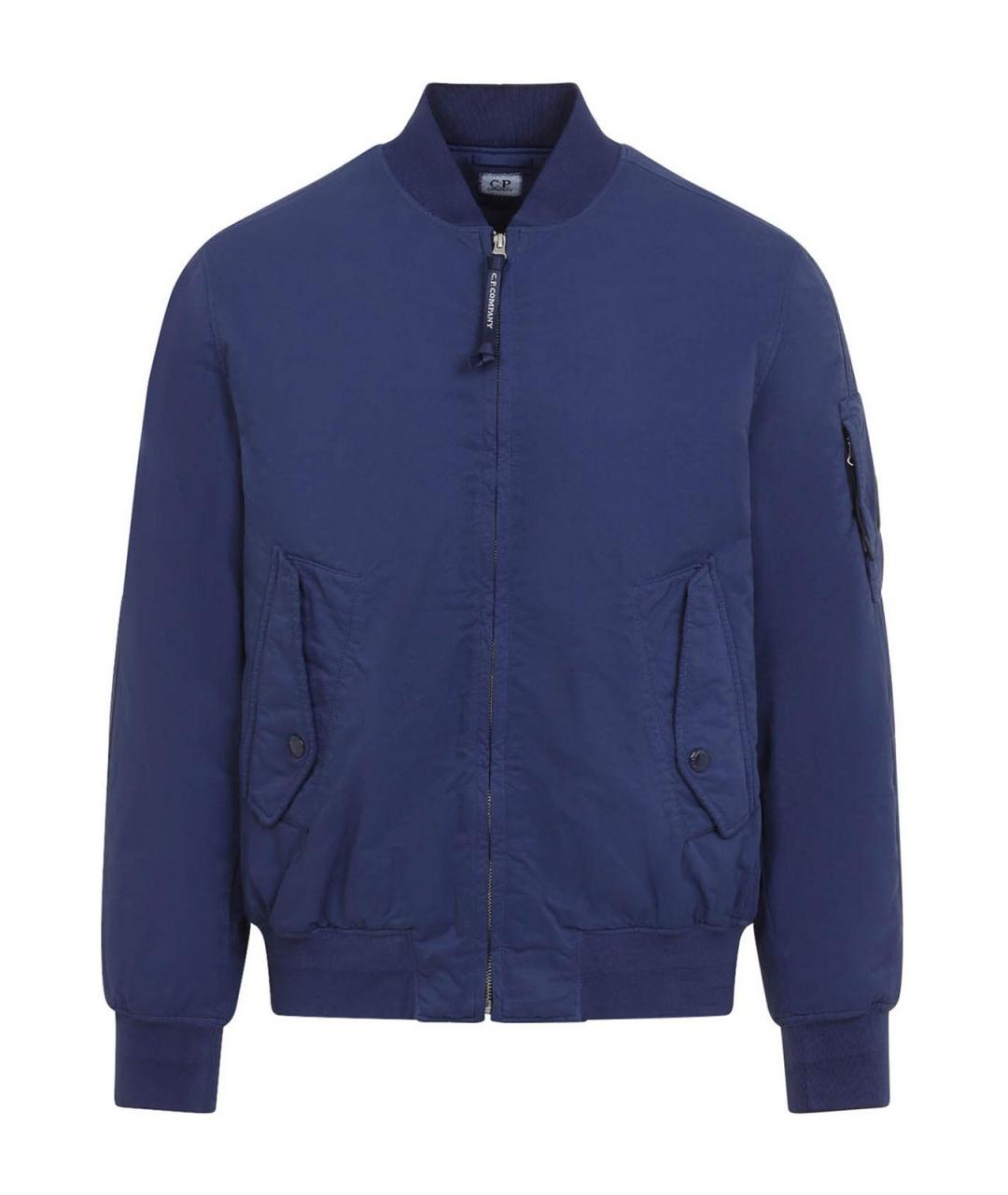 CP COMPANY Синяя полиамидовая куртка, фото 1