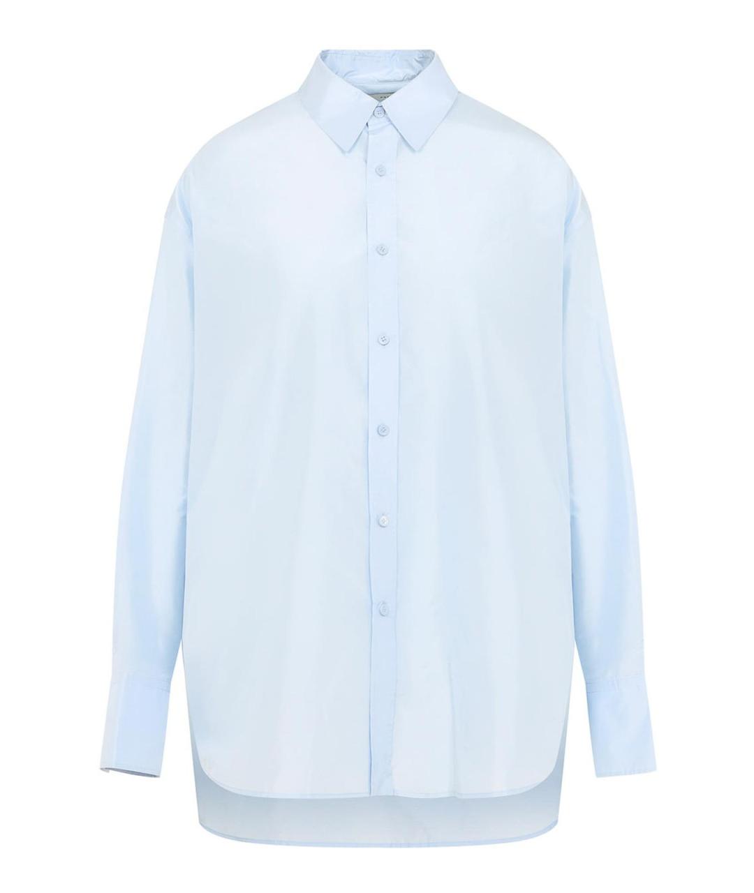 Carven Синяя шелковая рубашка, фото 1