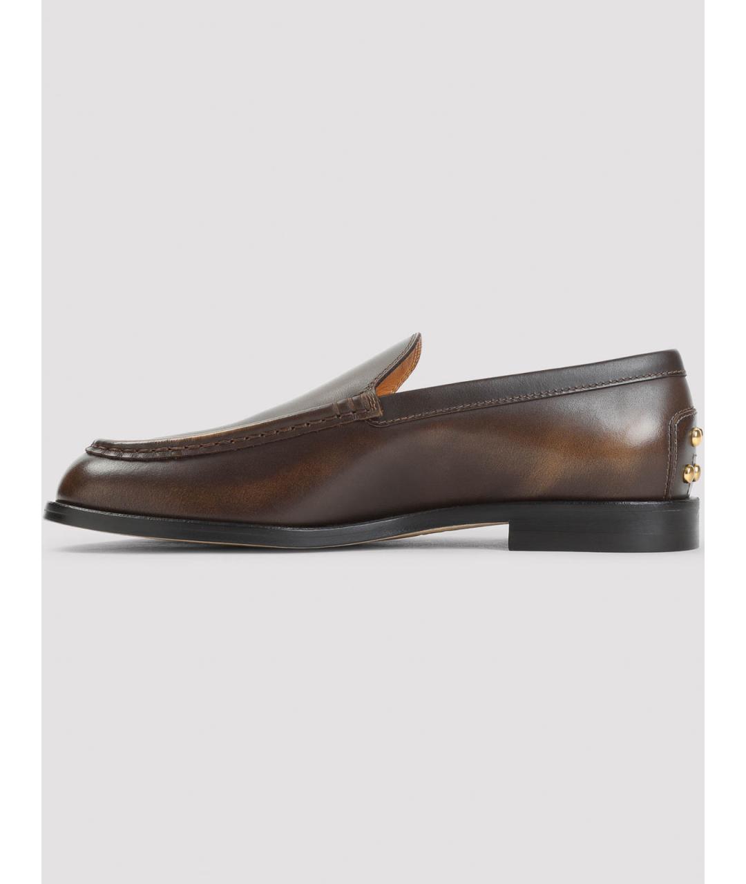 TOD'S Коричневые кожаные лоферы, фото 2