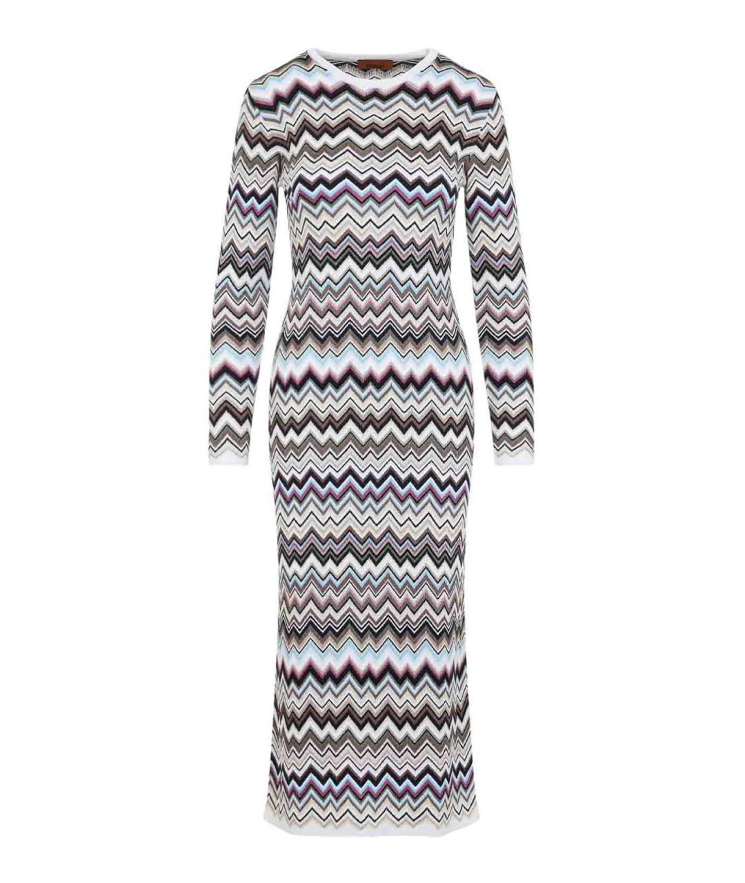 MISSONI Мульти вискозное повседневное платье, фото 5
